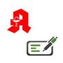 Apotheken-A und Notizblick mit Stift