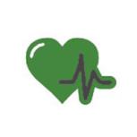 Herz mit EKG
